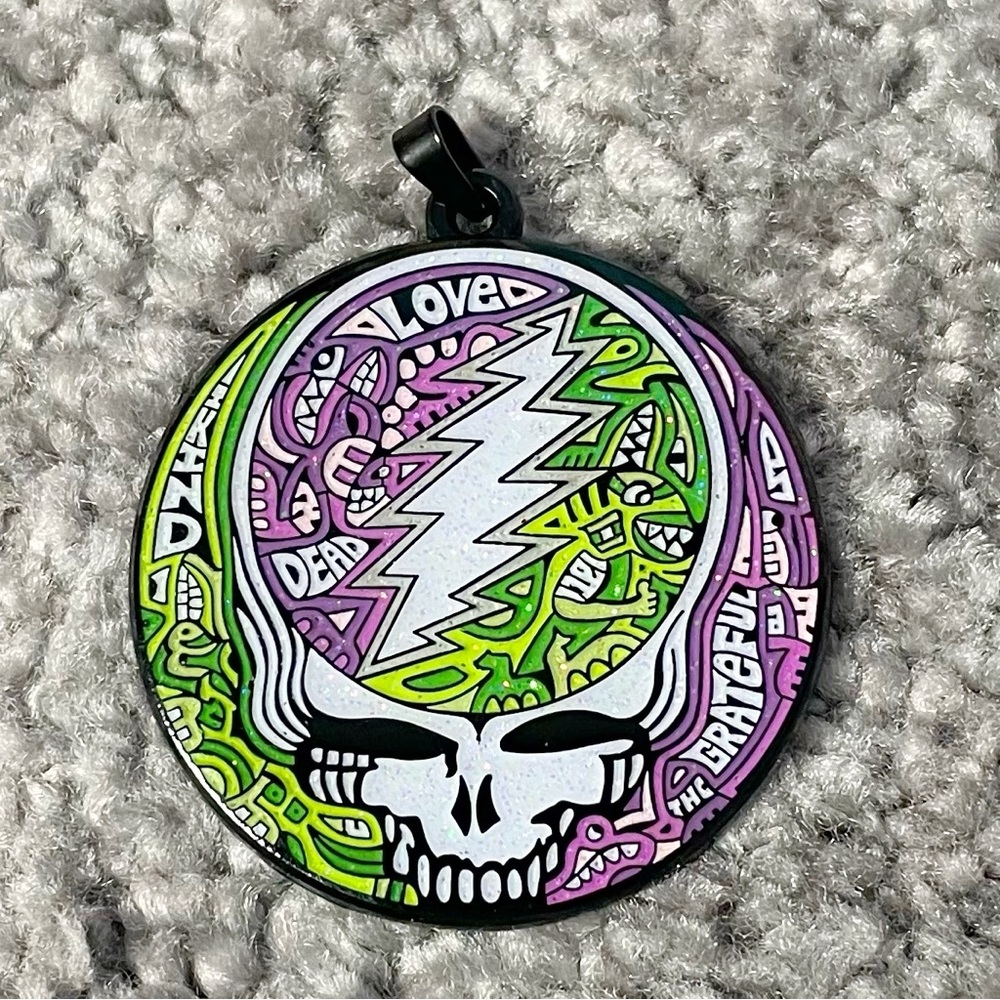 Grateful Dead Stealie Rare Pindant Pendant by Danny Steinman #64/250
